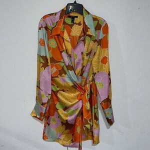 Wrap Dress vibrant Colors